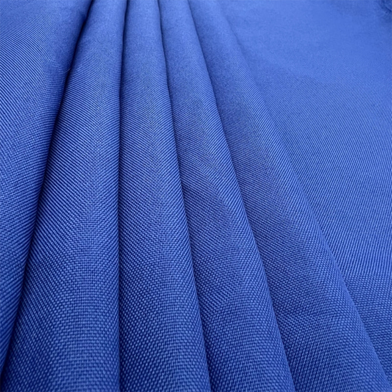 TMIE-03-1-4 پارچه Twill آبی وسط وزن 150 GSM Minimatt Polyester Fabric
