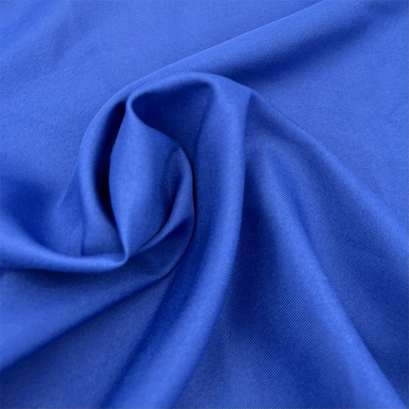 TMIE-03-1-4 پارچه Twill آبی وسط وزن 150 GSM Minimatt Polyester Fabric